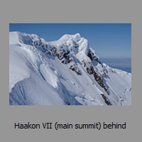 Haakon VII (main summit) behind